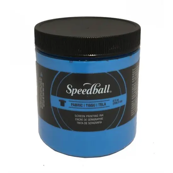 Speedball&reg; Fabric Screen Printing Ink Fluorescent Blue {1}