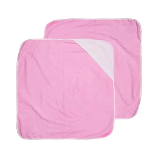 Craft Express 2ct. Rose Red Sublimation Baby Towels {1}