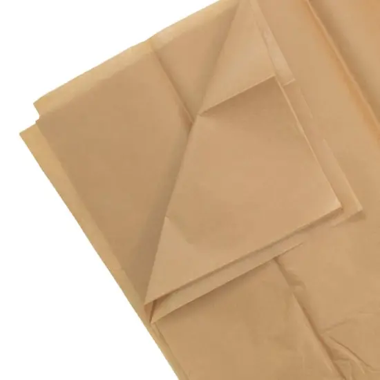 JAM Paper 20" x 26" Tissue Paper, 2 Packs of 10 Sheets Tan {5}