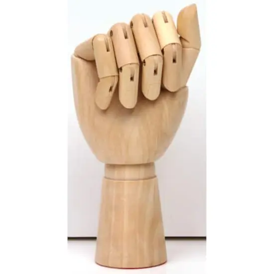 Art Alternatives 7" Articulated Wooden Right Hand {6}