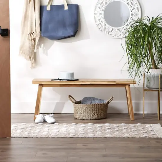 DII&reg; Diamond Printed Off-White Hand-Loomed Shag Rug Runner 2ft. x 6ft. Stone Diamond {7}