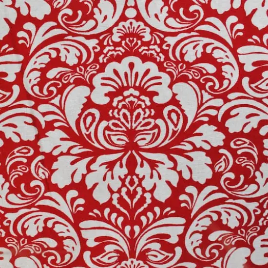 Tango Red Damask Tablecloth 60" x 84" {4}
