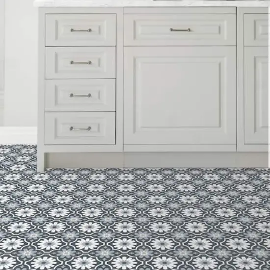 FloorPops Sevilla Peel & Stick Floor Tiles {8}