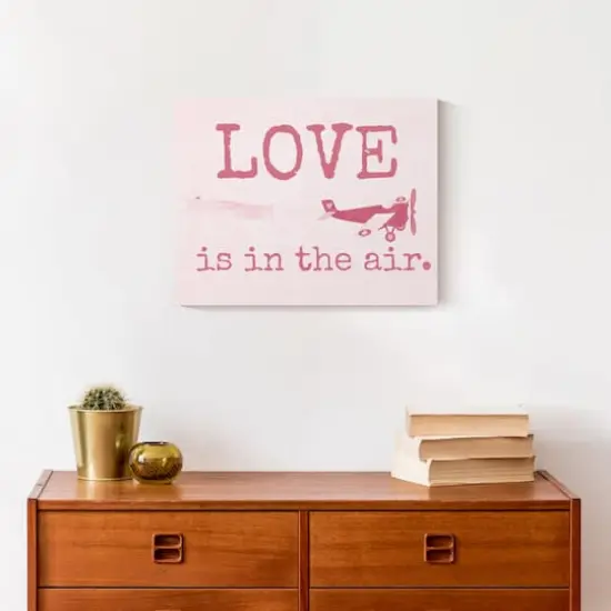 Love Is In The Air 14" x 11' Canvas Wall Art {5}