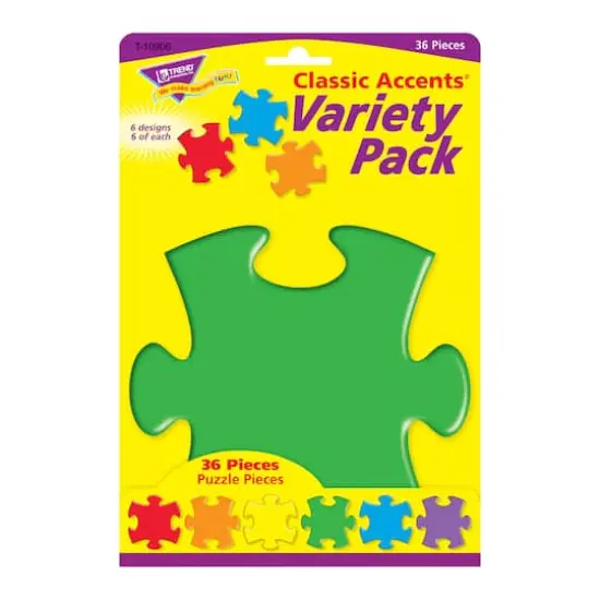 Trend Enterprises&reg; Puzzle Pieces Classic Accents&reg; Variety Packs, 3ct. {4}