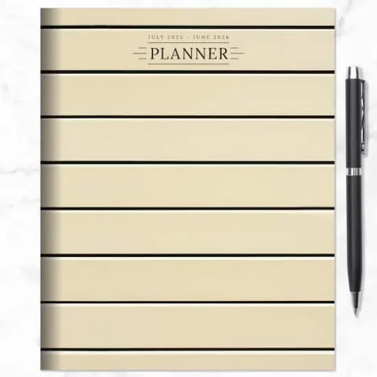 TF Publishing 2025-2026 Ebony & Ivory Medium Monthly Planner {5}