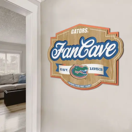 NCAA Fan Cave Sign Florida Gators {5}