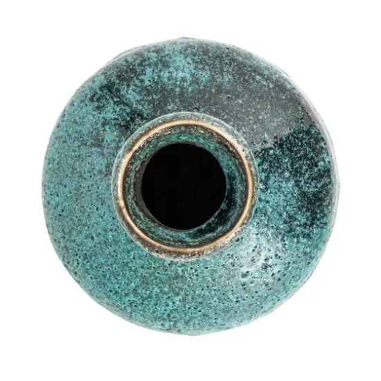 Hello Honey&reg; Green & Blue Textured Stoneware Vase Set {10}