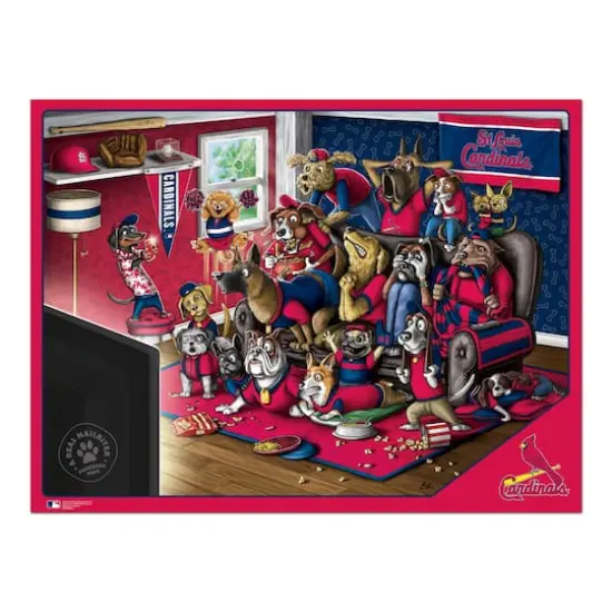 MLB Purebred Fans A Real Nailbiter 500 Piece Puzzle StLouis Cardinals {5}