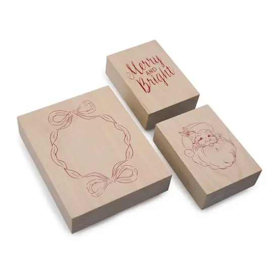 Santa Wood Stamp Set by Recollections™ {3}