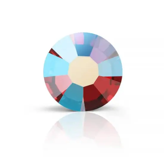 Preciosa MAXIMA SS16 Aurora Borealis Flatback Czech Crystals, 144ct. Siam AB {1}