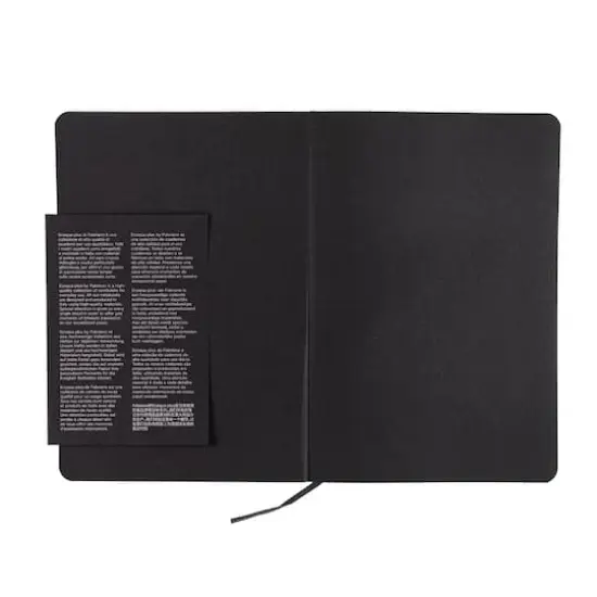 Fabriano® Ecoqua Plus Dotted A5 Fabric-Bound Notebook Gray {8}