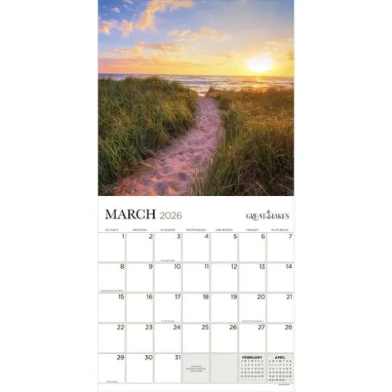 2026 Great Lakes Wall Calendar {3}