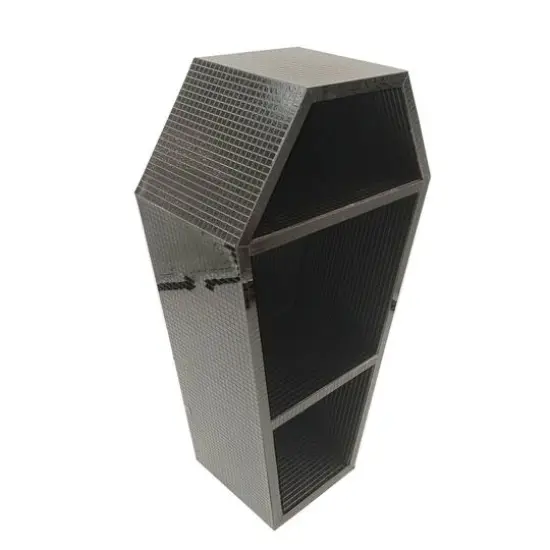 16" Black Disco Coffin Tabletop Shelf by Ashland&reg; {3}