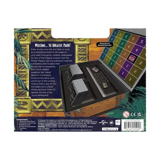 Jurassic Park Bid to Win Trivia Game {4}