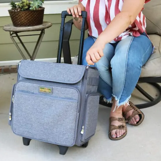 Everything Mary Heather Rolling Craft Bag with Storage {3}