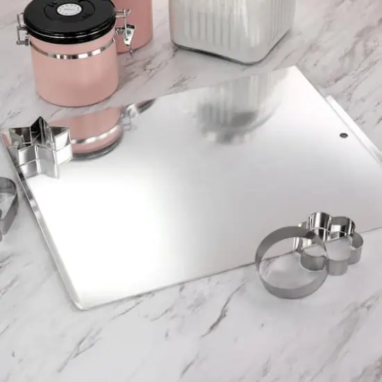 Martha Stewart Silver 18" Aluminum Cookie Sheet {6}