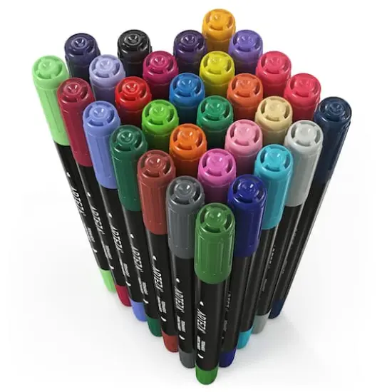 Arteza&reg; 30 Color Fabric Marker Set {7}
