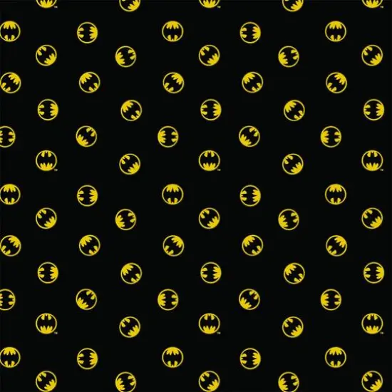 DC Comics Batman Logo Precut Cotton Fabric {1}
