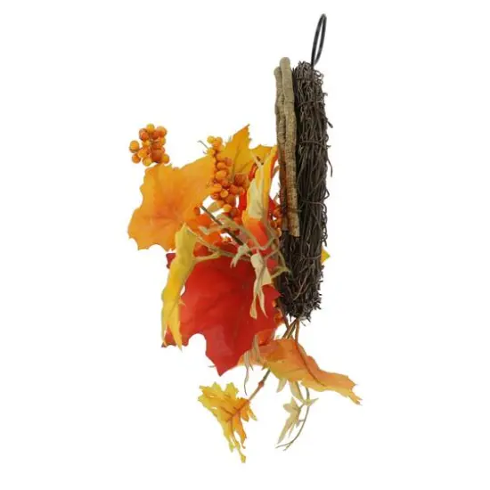 13" Mini Maple, Pumpkin & Berry Wreath by Ashland&reg; {4}