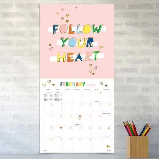 TF Publishing 2024 Merry Mantras Wall Calendar {5}
