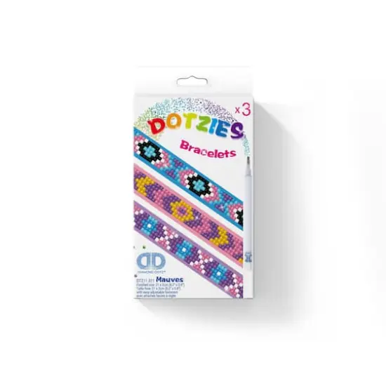 Diamond Dotz&reg; Dotzies&reg; Mauves Bracelets Diamond Painting Artwork Kit {3}