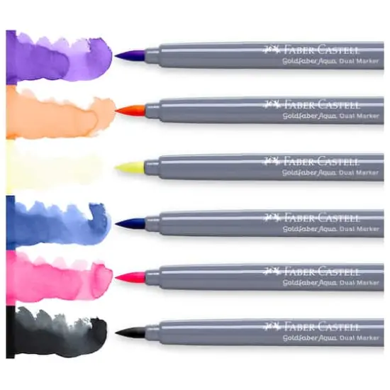 Goldfaber Fantasy Dual Ended Aqua Marker, 6ct. {4}