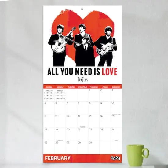 TF Publishing 2024 The Beatles Wall Calendar {5}