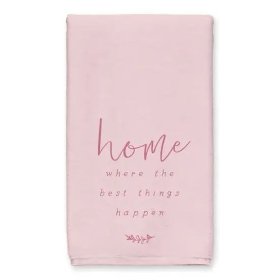 Where the Best Things Happen Tea Towel Set Pink {3}
