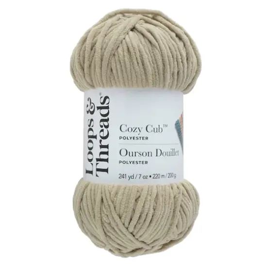 Cozy Cub&trade; Yarn by Loops & Threads&reg; Warn Gray {1}