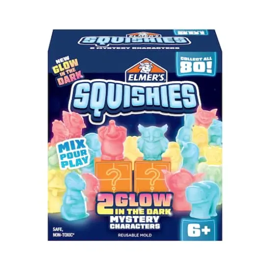 Elmer's&reg; Glow in the Dark Squishies Mystery Mold Kit {1}