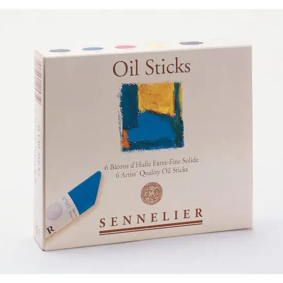 Sennelier 6 Color Medium Oil Stick Set {1}