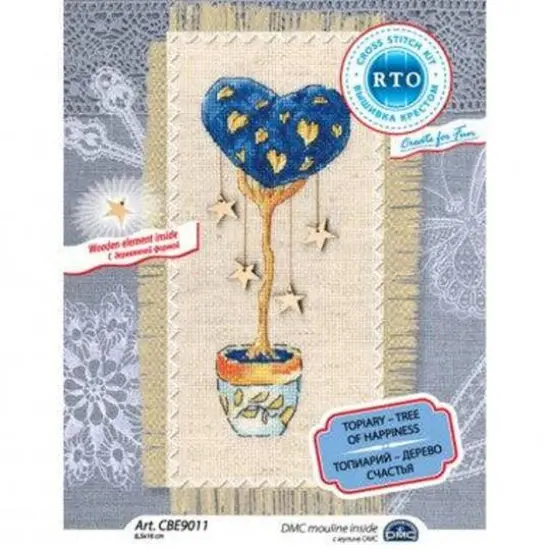 RTO Topiary Tree of Happiness Cross Stitch Kit {4}