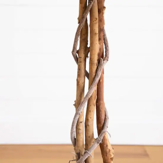 7ft. Artificial Halloween Black Ficus Tree with Natural Trunk {5}