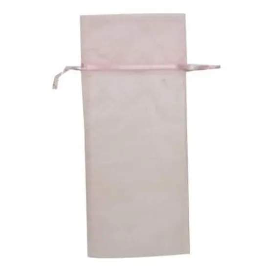 JAM Paper Sheer Wine Bags, 12ct. Baby Pink {1}