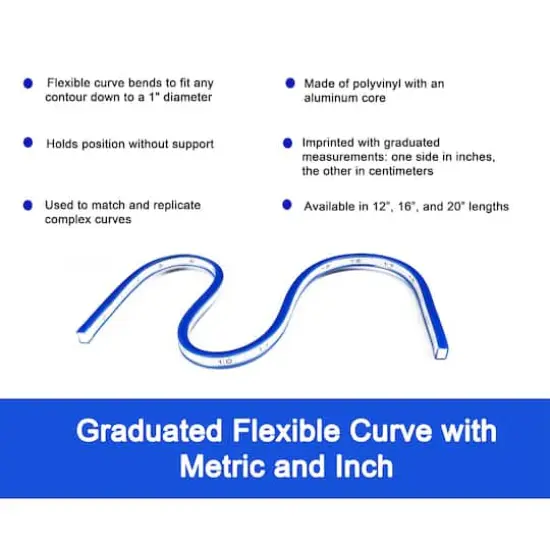 Pro Art&reg; 20" Graduated Flexible Curve {4}
