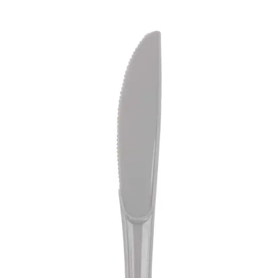 JAM Paper Premium Utensils Plastic Knives Party Pack, 48ct. Silver {4}