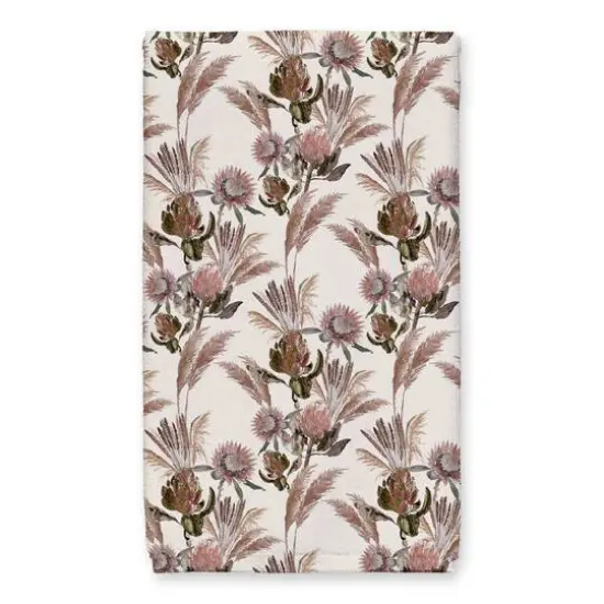 Bloom Protea Tea Towel Set Cream {4}