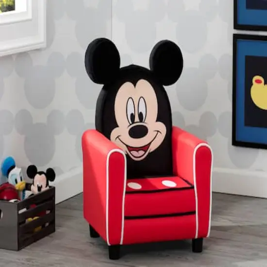 Delta Children Mickey Mouse Figural Upholstered Chair {3}