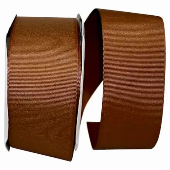 JAM Paper 2.25" Grosgrain Texture Ribbon Light Brown {1}