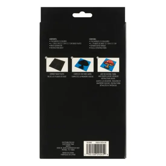 10" x 10" Gummy Bear Pixelated Brick Art Kit by Make Market&reg; {7}