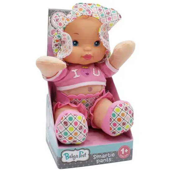 Goldberger Baby's First&reg; Smartie Pants&trade; 12" Baby Doll with Pink Outfit {4}
