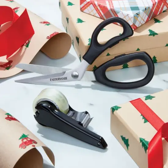 Farberware Gift Wrapping Shears Black {4}