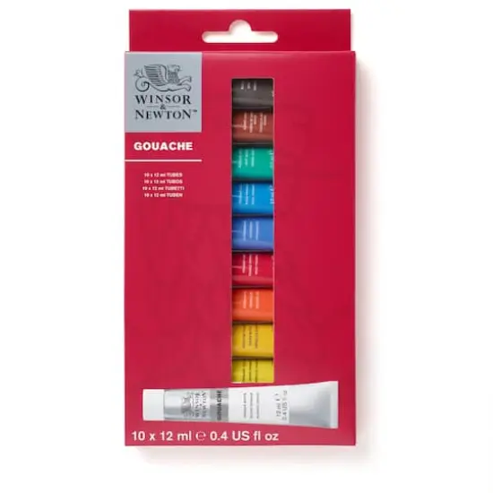Winsor & Newton&trade; Introduction to Fine Art Gouache Colour Set, 12ml {1}