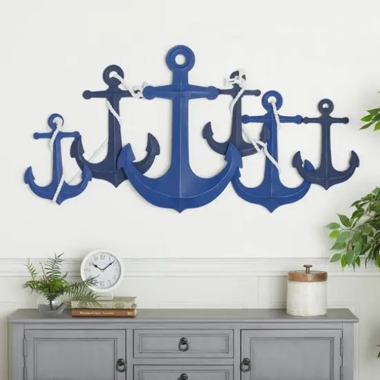 Blue Iron Coastal Wall Decor, 24" x 48" x 1" {8}