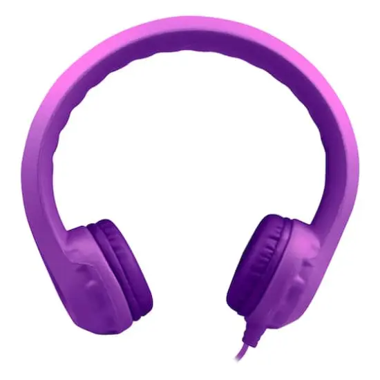 HamiltonBuhl&reg; Flex-Phones&trade; Purple Indestructible Foam Headphones {1}