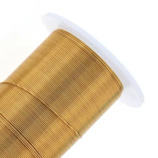The Beadsmith&reg; Wire&trade; Elements 28 Gauge Tarnish-Resistant Wire Brass {5}