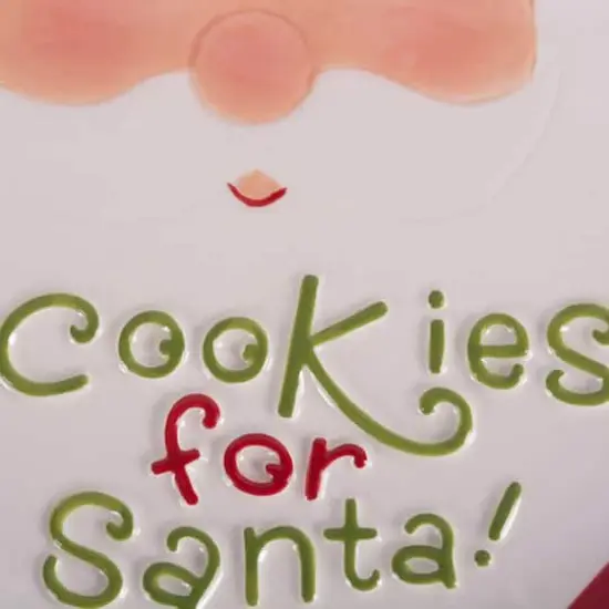 DII&reg; 8" Ceramic Cookies for Santa Plate {4}