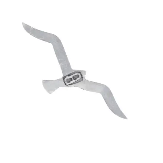 Set of 7 Silver Aluminum Coastal Birds Wall Decor, 16" x 4" {6}