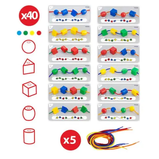 Miniland Activity Shapes: Giant Beads and Laces {4}